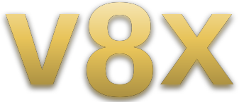 v8x logo